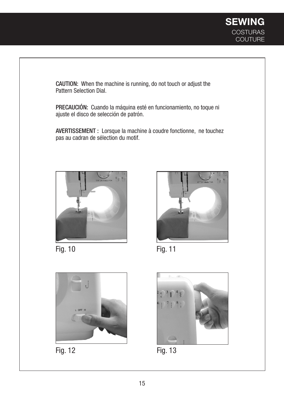 Sewing | SINGER PIXIE User Manual | Page 15 / 24