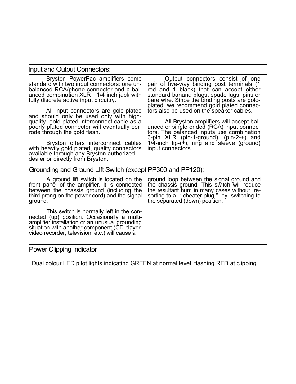 Bryston 60 User Manual | Page 3 / 12