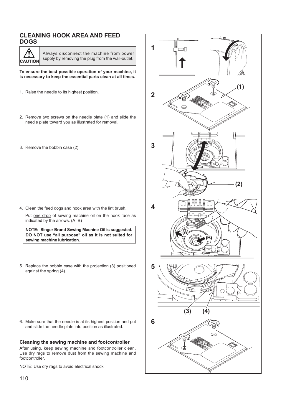 SINGER XL-550 FUTURA Instruction Manual User Manual | Page 110 / 120