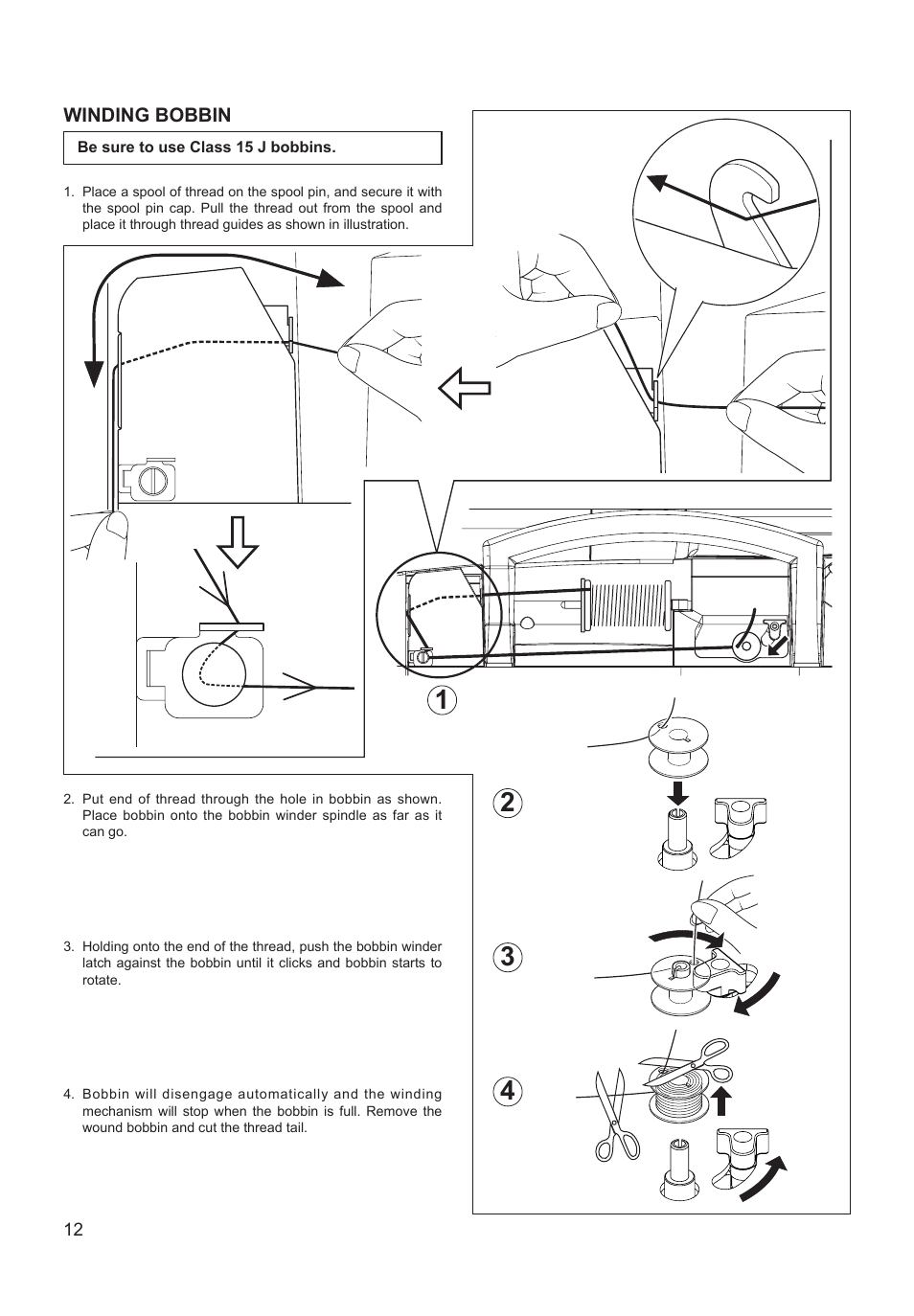 SINGER XL-550 FUTURA Instruction Manual User Manual | Page 12 / 120