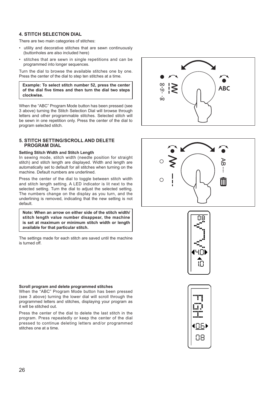 SINGER XL-550 FUTURA Instruction Manual User Manual | Page 26 / 120