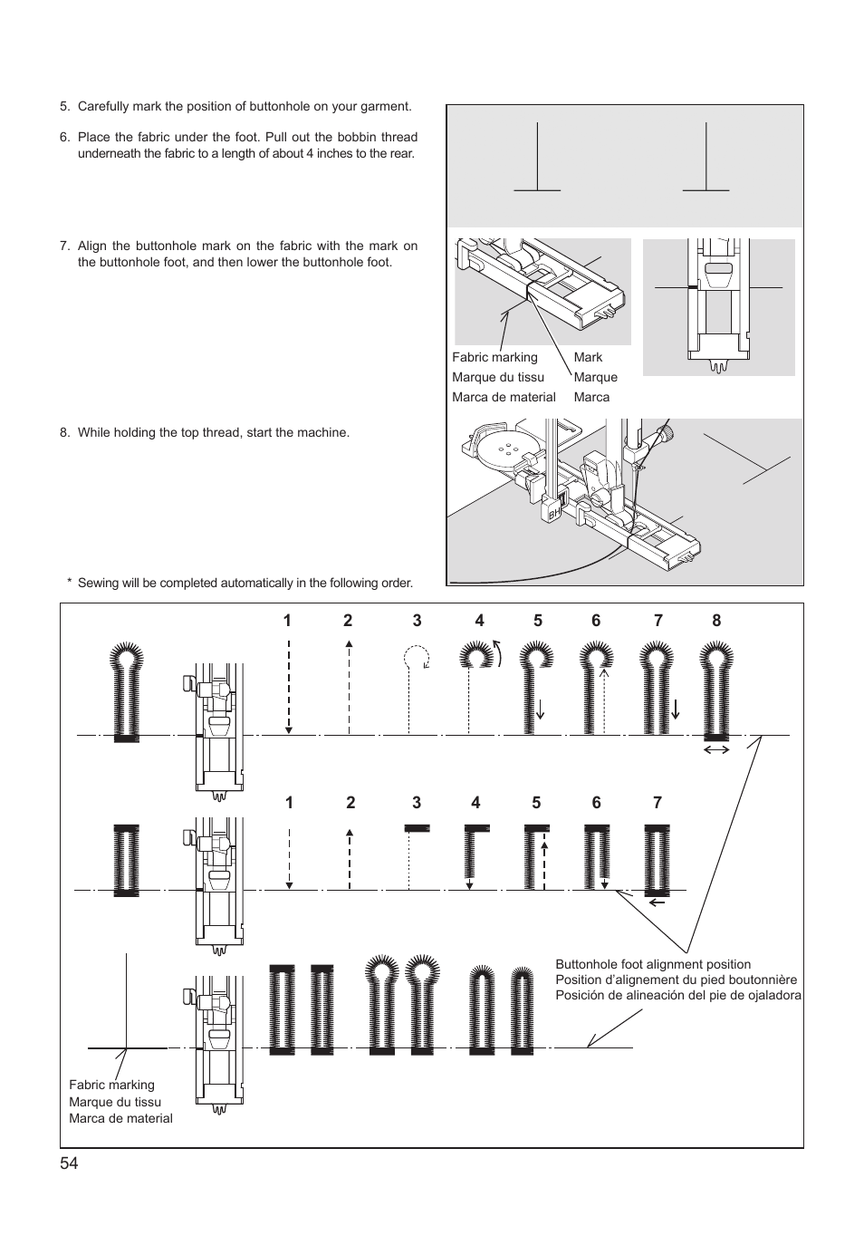 SINGER XL-550 FUTURA Instruction Manual User Manual | Page 54 / 120