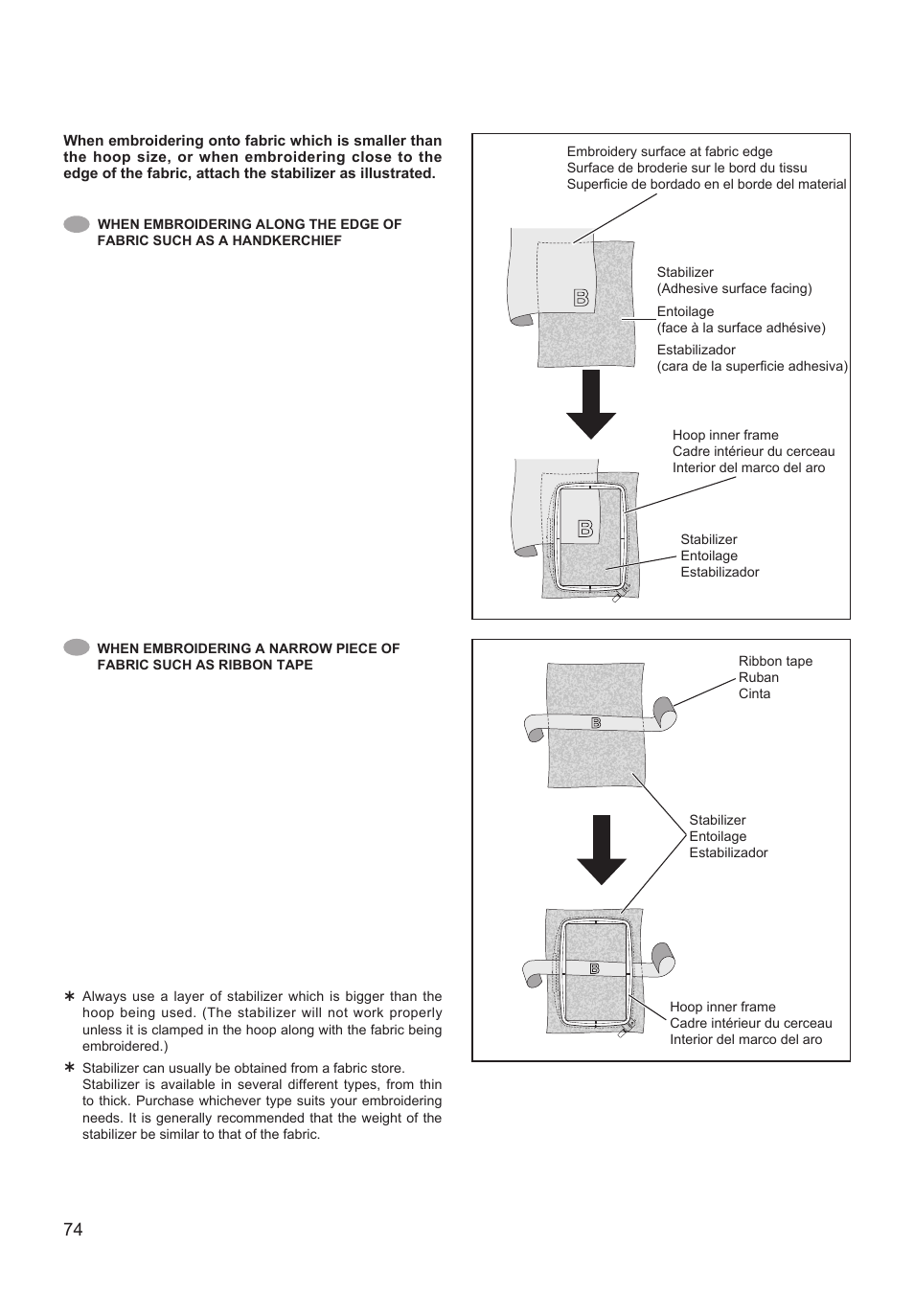 SINGER XL-550 FUTURA Instruction Manual User Manual | Page 74 / 120