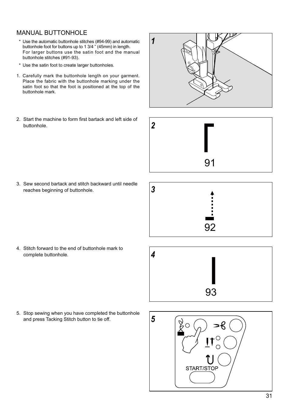 SINGER SEQS-6700 FUTURA QUARTET Instruction Manual User Manual | Page 33 / 68