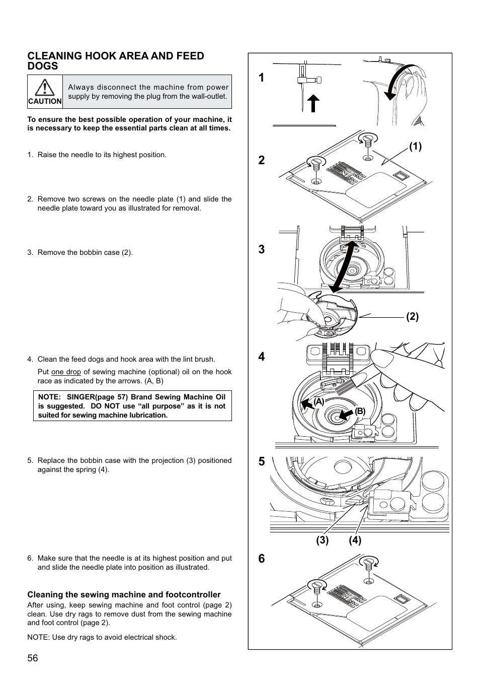 SINGER SEQS-6700 FUTURA QUARTET Instruction Manual User Manual | Page 58 / 68