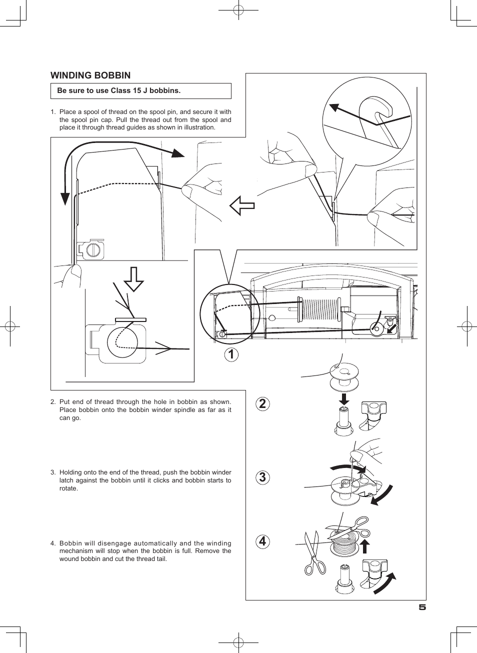 SINGER SEQS-6000 FUTURA QUARTET Instruction Manual User Manual | Page 7 / 64