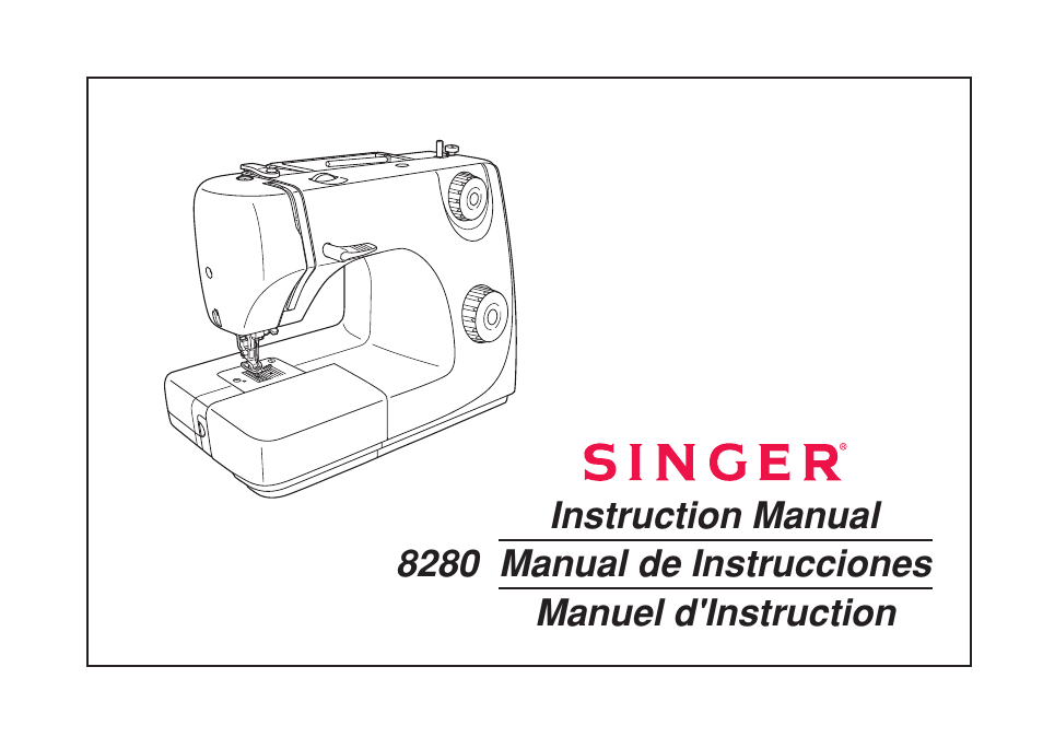 SINGER 8280 Prélude User Manual | 84 pages