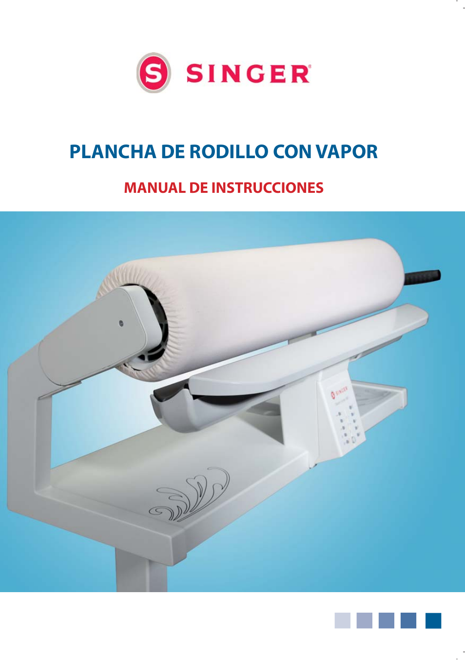 Plancha de rodillo con vapor | SINGER 580 ROTARY STEAM PRESS User Manual | Page 51 / 74