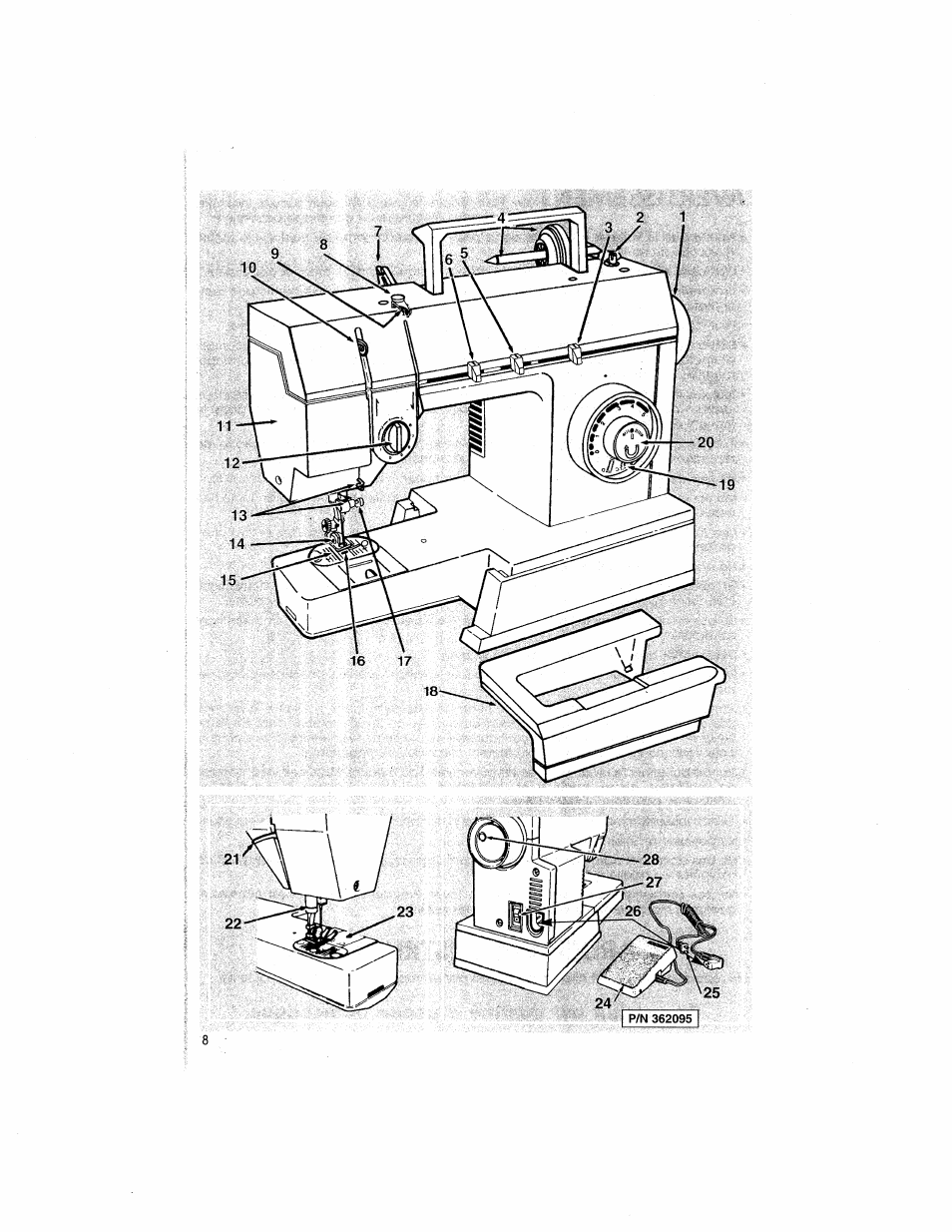 SINGER 5805 User Manual | Page 10 / 88