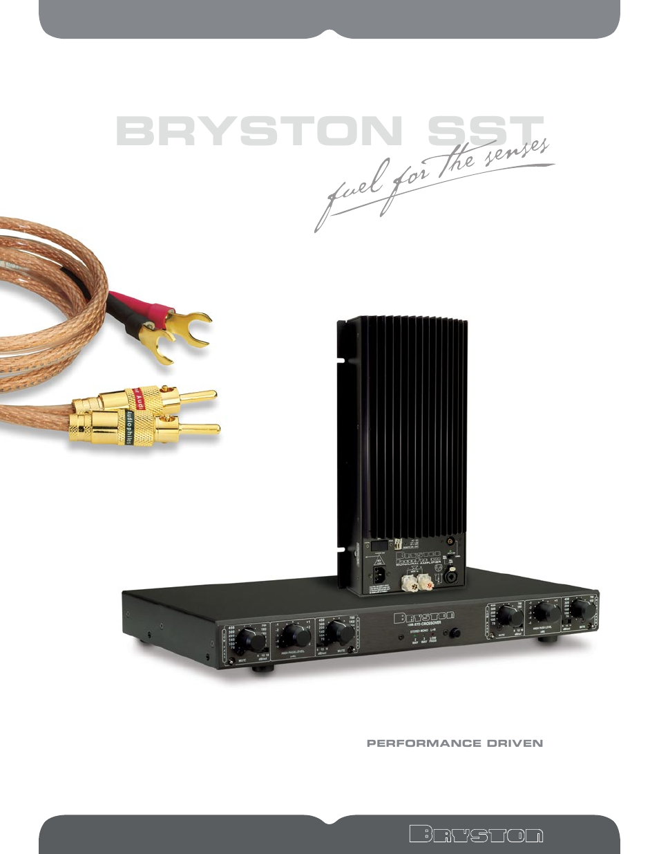 Bryston Electronic Crossover 10B LR User Manual | 8 pages