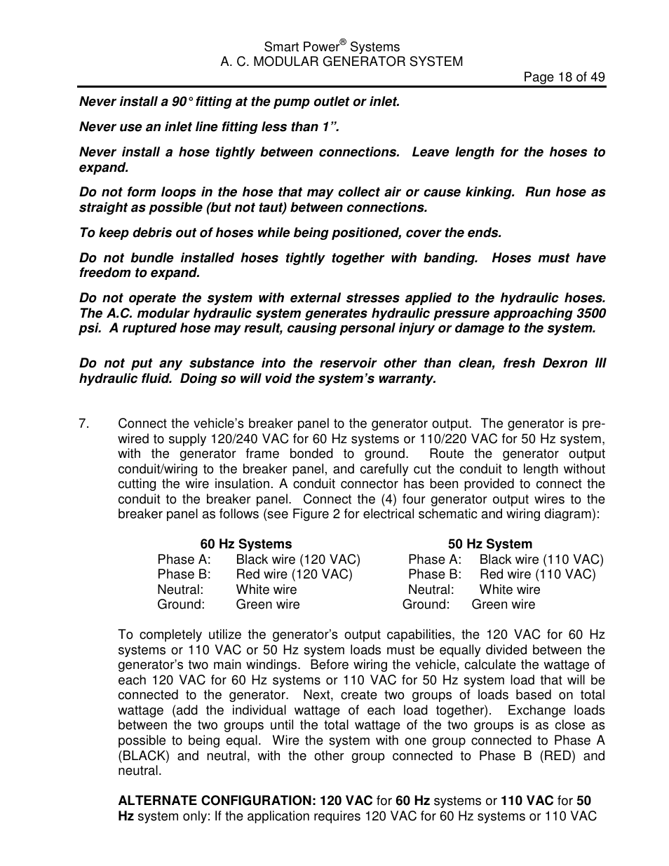 Smart Power Systems LR Series User Manual | Page 19 / 50
