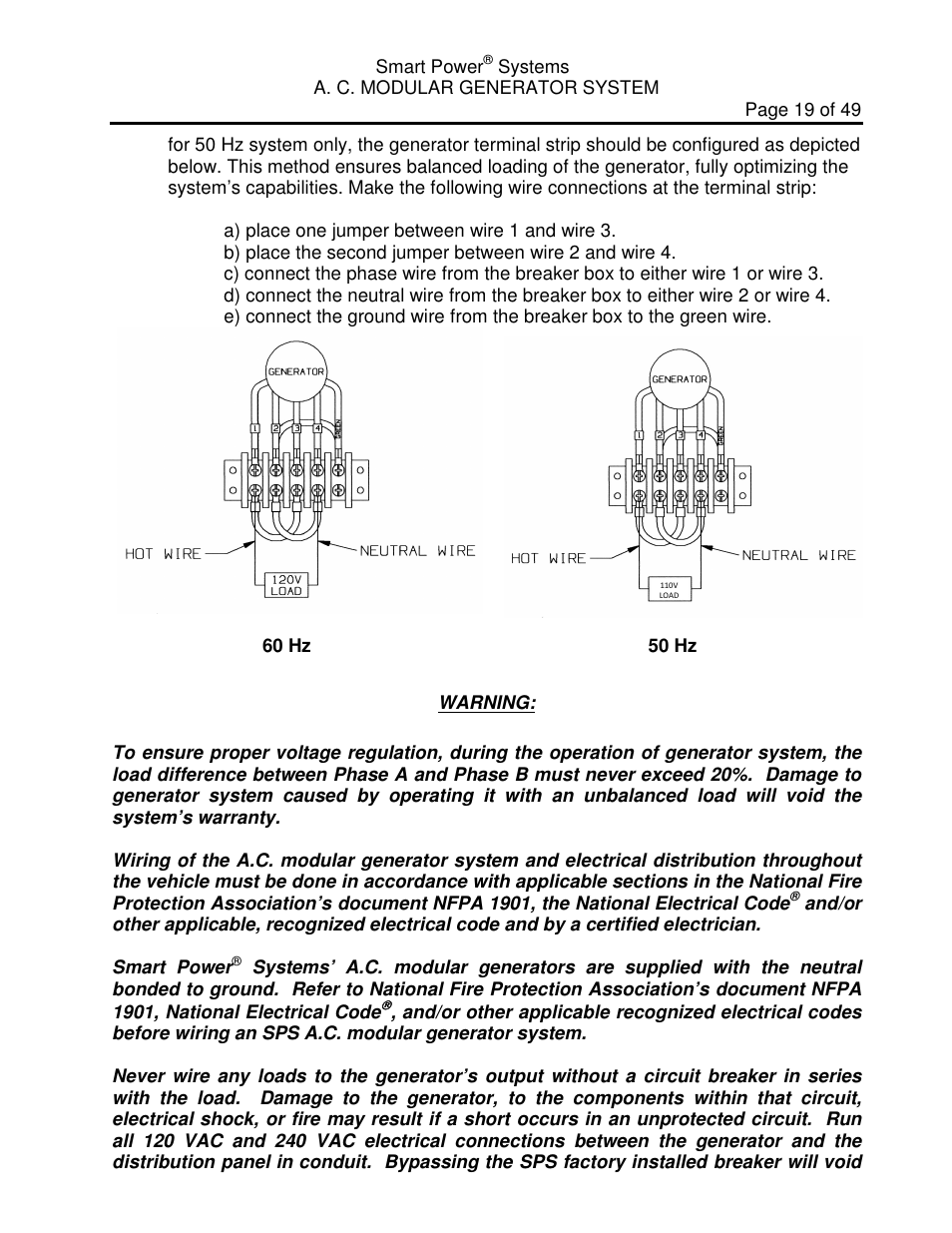 Smart Power Systems LR Series User Manual | Page 20 / 50