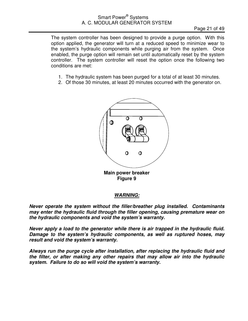 Smart Power Systems LR Series User Manual | Page 22 / 50