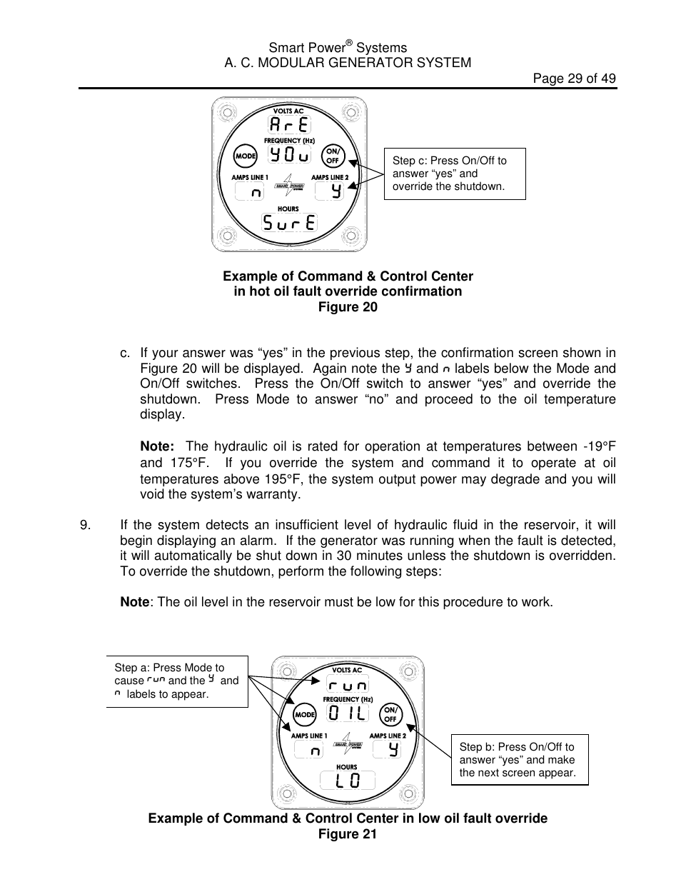 Smart Power Systems LR Series User Manual | Page 30 / 50