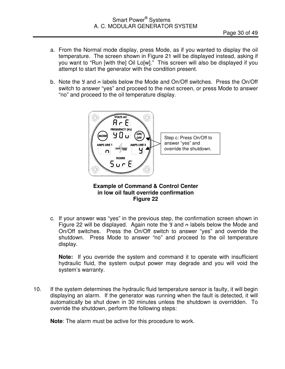 Smart Power Systems LR Series User Manual | Page 31 / 50