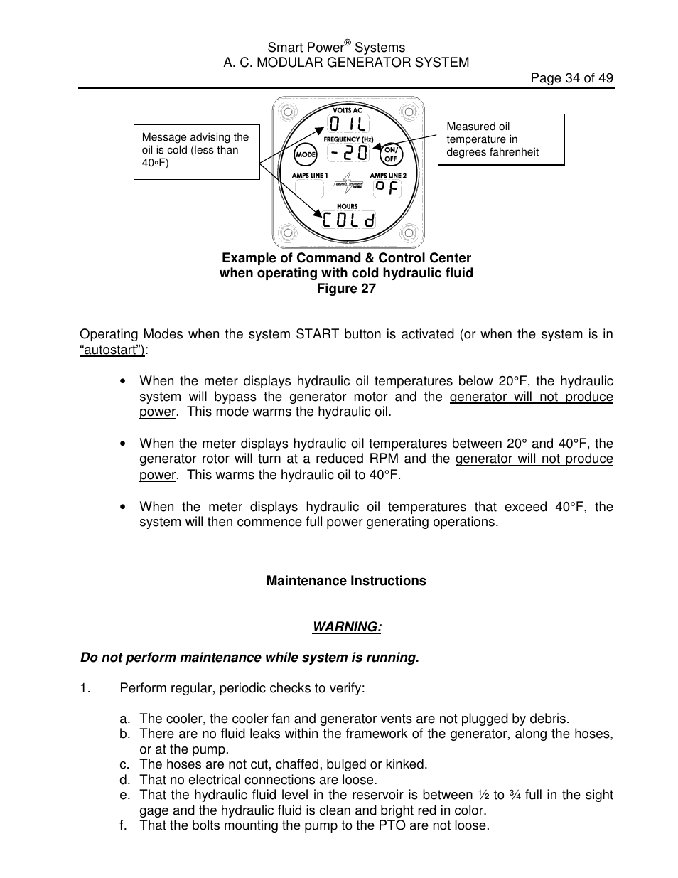 Smart Power Systems LR Series User Manual | Page 35 / 50