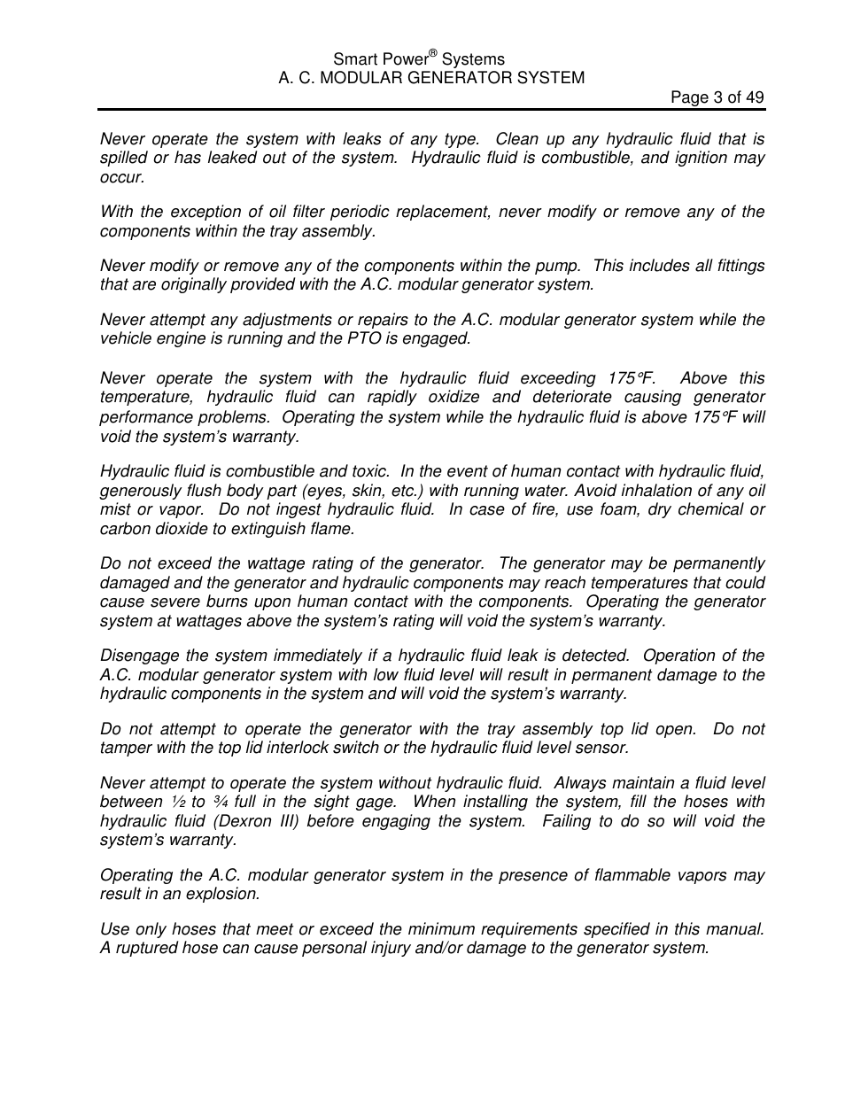 Smart Power Systems LR Series User Manual | Page 4 / 50