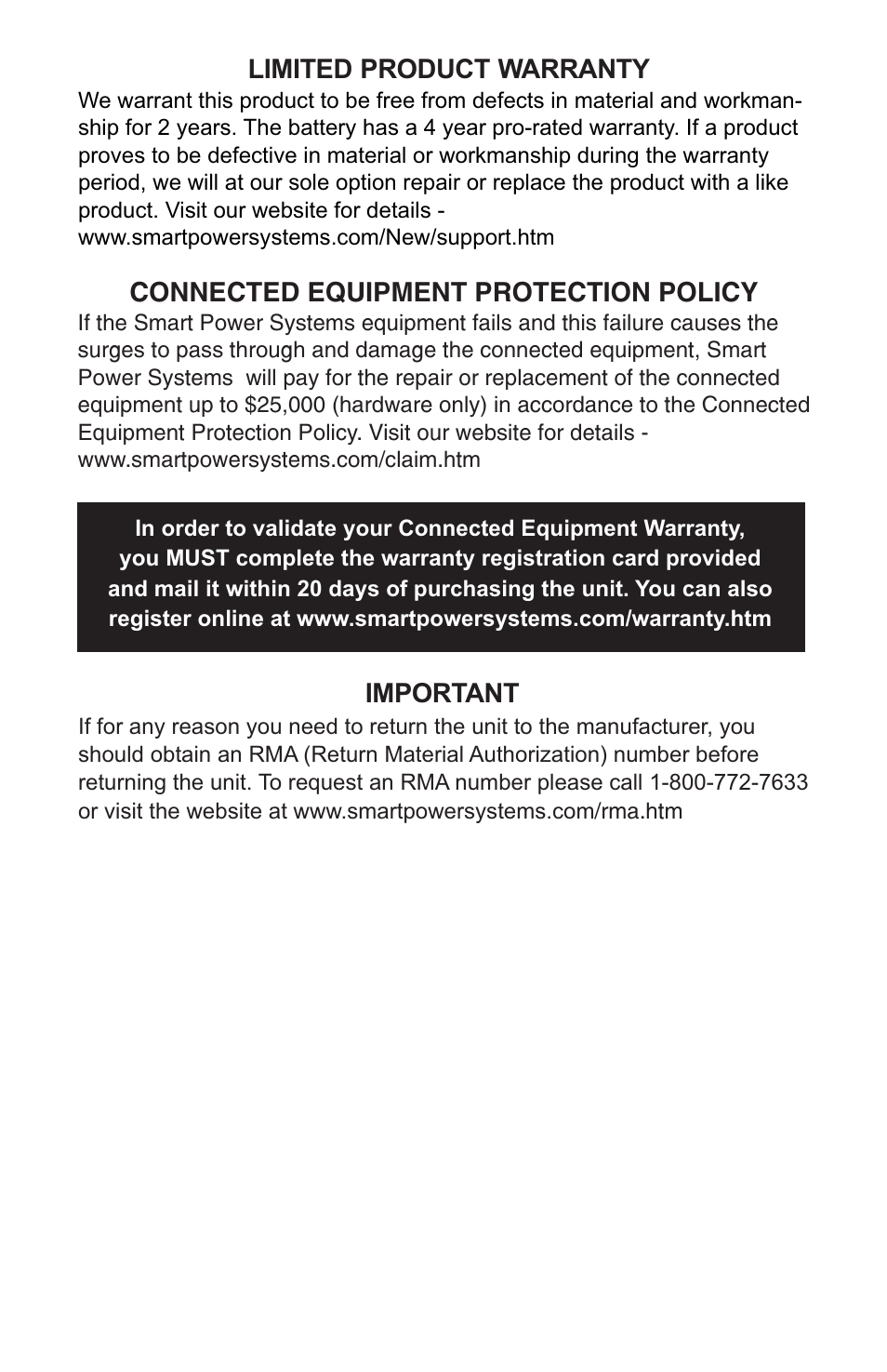 Smart Power Systems Office-TBF UPS User Manual | Page 14 / 15