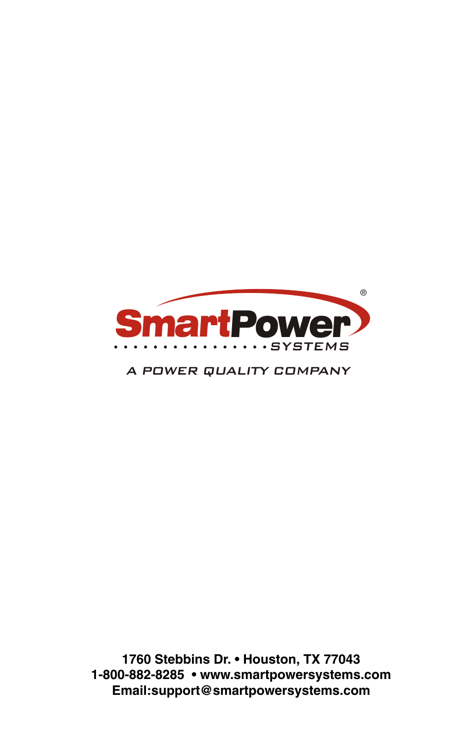 Smart power | Smart Power Systems SBP TBF UPS 1000-2000VA User Manual | Page 13 / 13