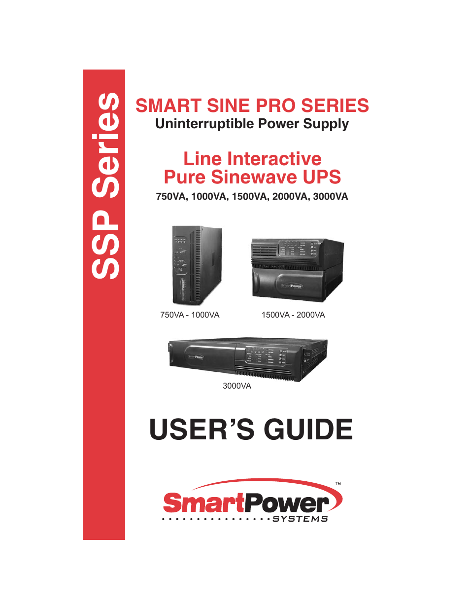 Smart Power Systems SSP UPS User Manual | 44 pages