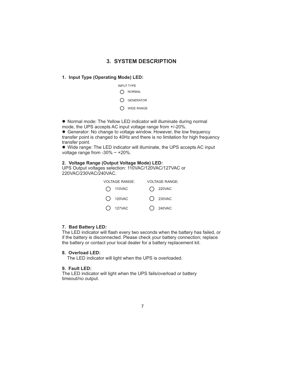 System description | Smart Power Systems SSP UPS User Manual | Page 10 / 44