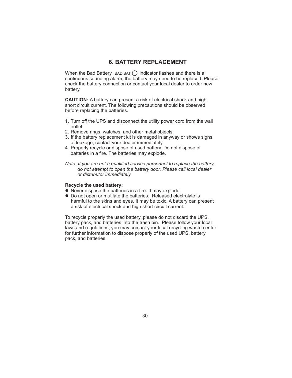 Smart Power Systems SSP UPS User Manual | Page 33 / 44