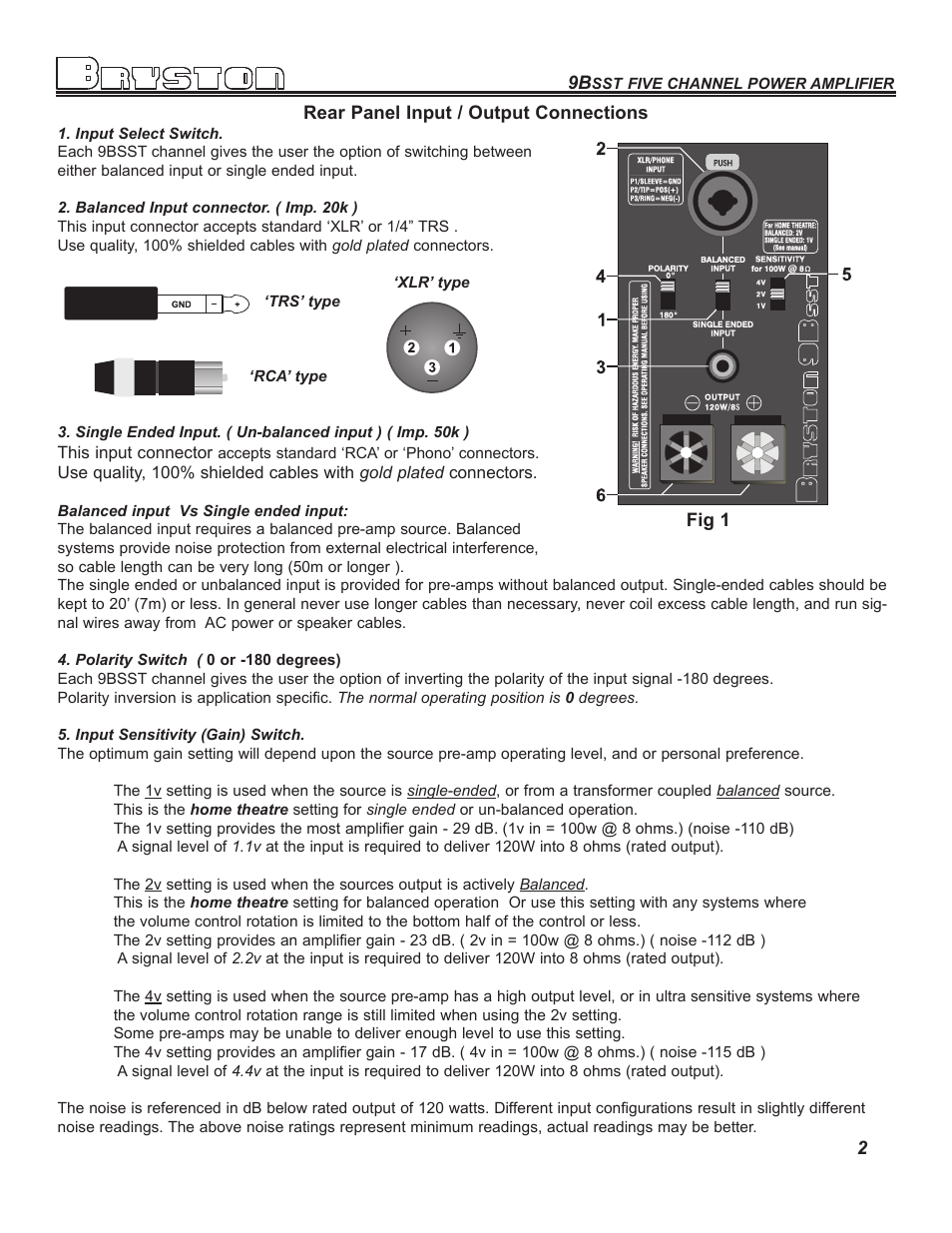 Bryston 9BSST User Manual | Page 4 / 14