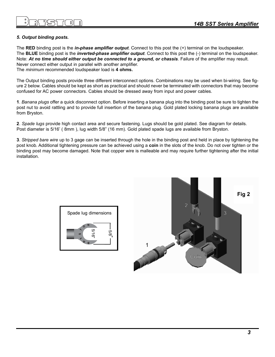 Bryston 14B SST User Manual | Page 5 / 14