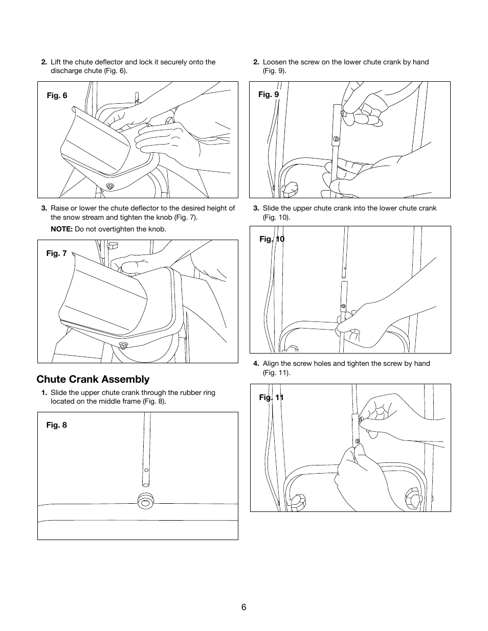 Chute crank assembly | Snow Joe SJM988 Max 18-Inch 13.5-Amp Electric Snow Thrower with Light in RED User Manual | Page 6 / 16