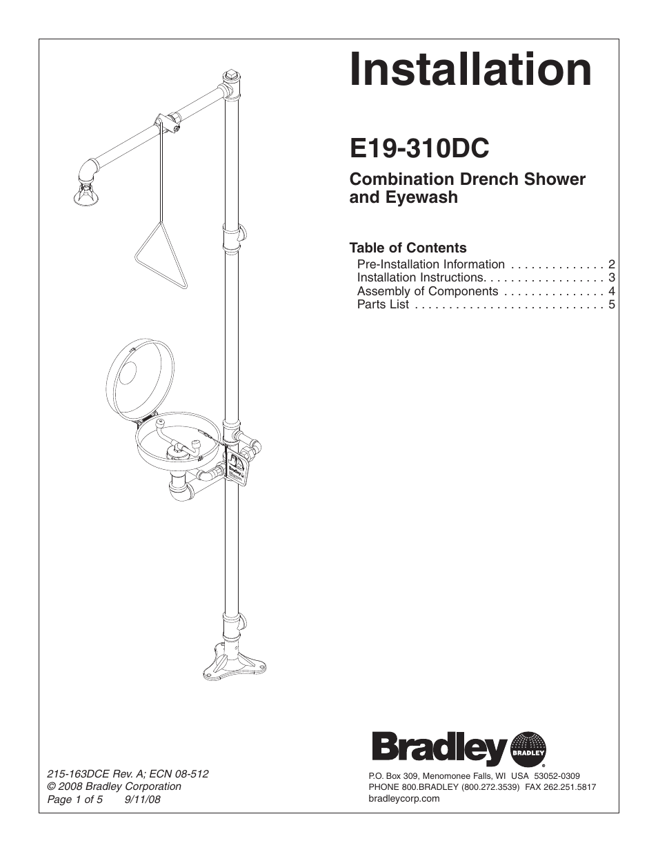 Bradley Smoker E19-310DC User Manual | 5 pages