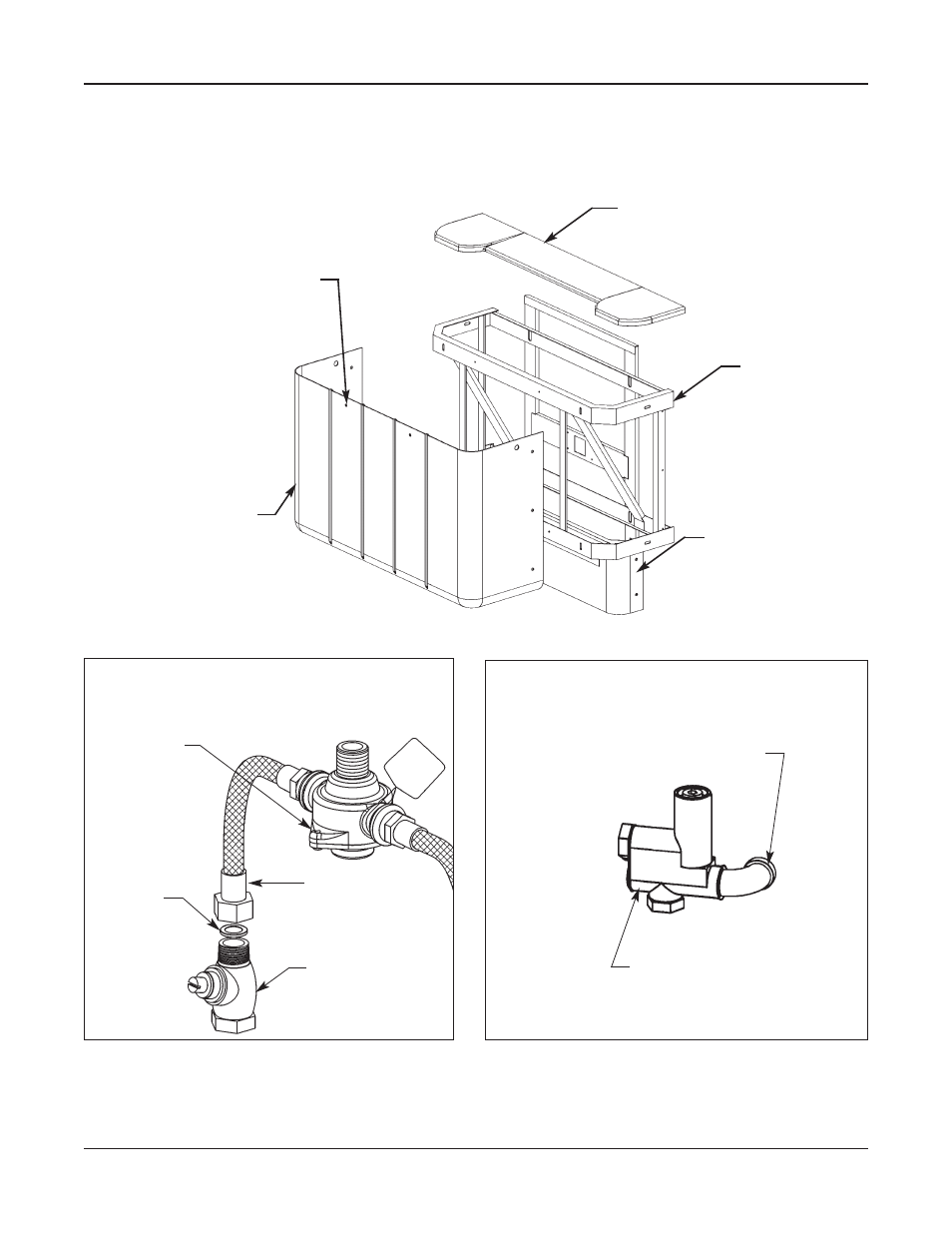 Assembly of components, Paneling, Optional stop/strainer/check valve | Bradley Smoker EXPRESS SS-2/AST/JUV User Manual | Page 15 / 19