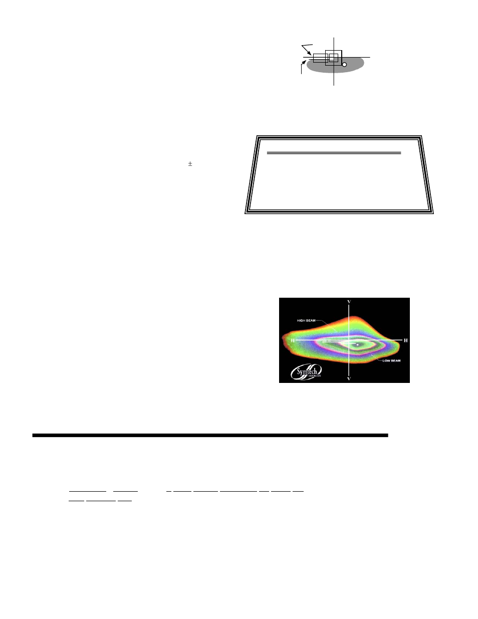 Laser calibration / maintenance, Only | Symtech BCA 4 User Manual | Page 8 / 10