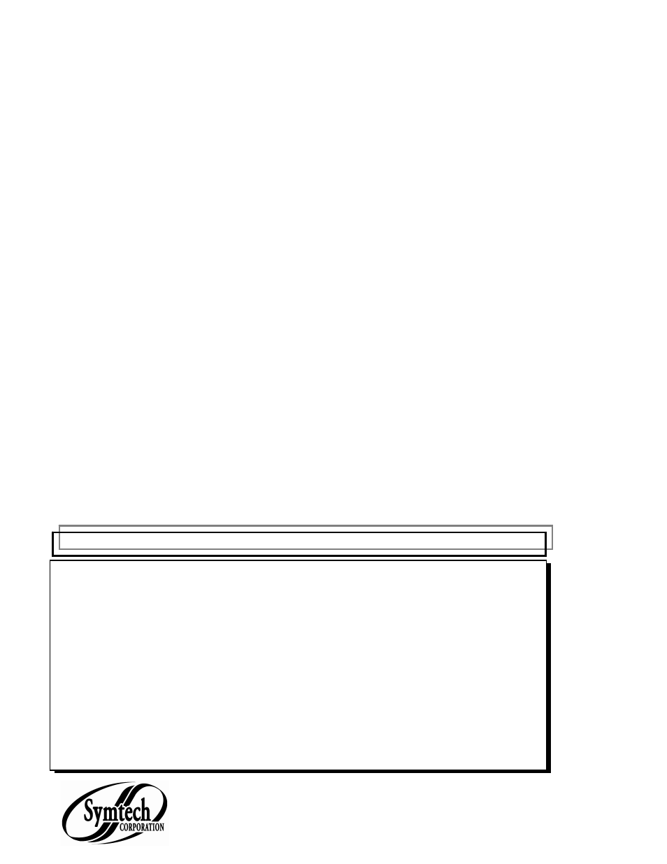 Warranty | Symtech SCA 1 User Manual | Page 10 / 10