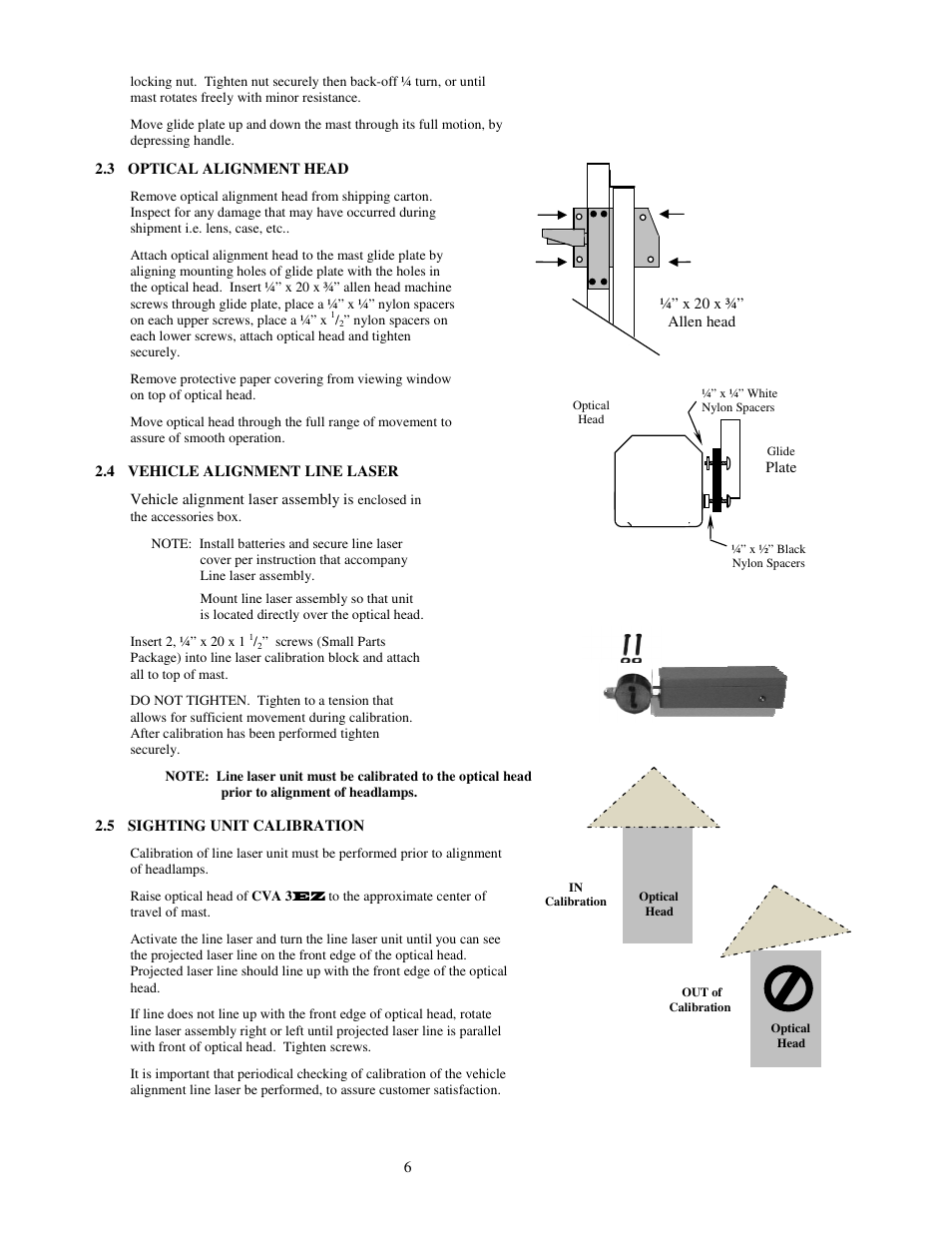 Symtech CVA 3 With Line Laser User Manual | Page 6 / 12