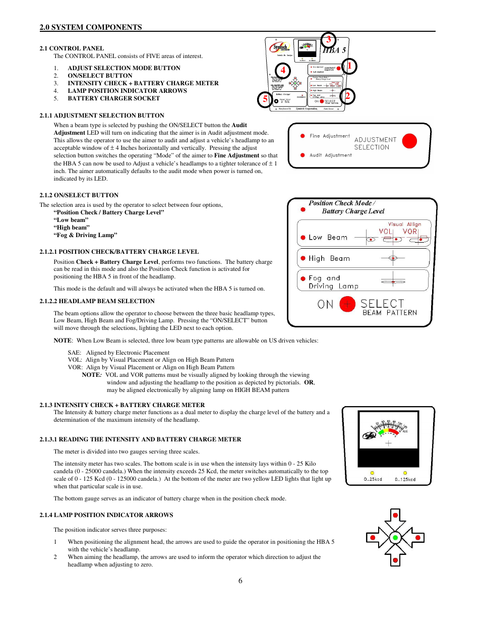 Symtech HBA 5 With Line Laser User Manual | Page 6 / 14