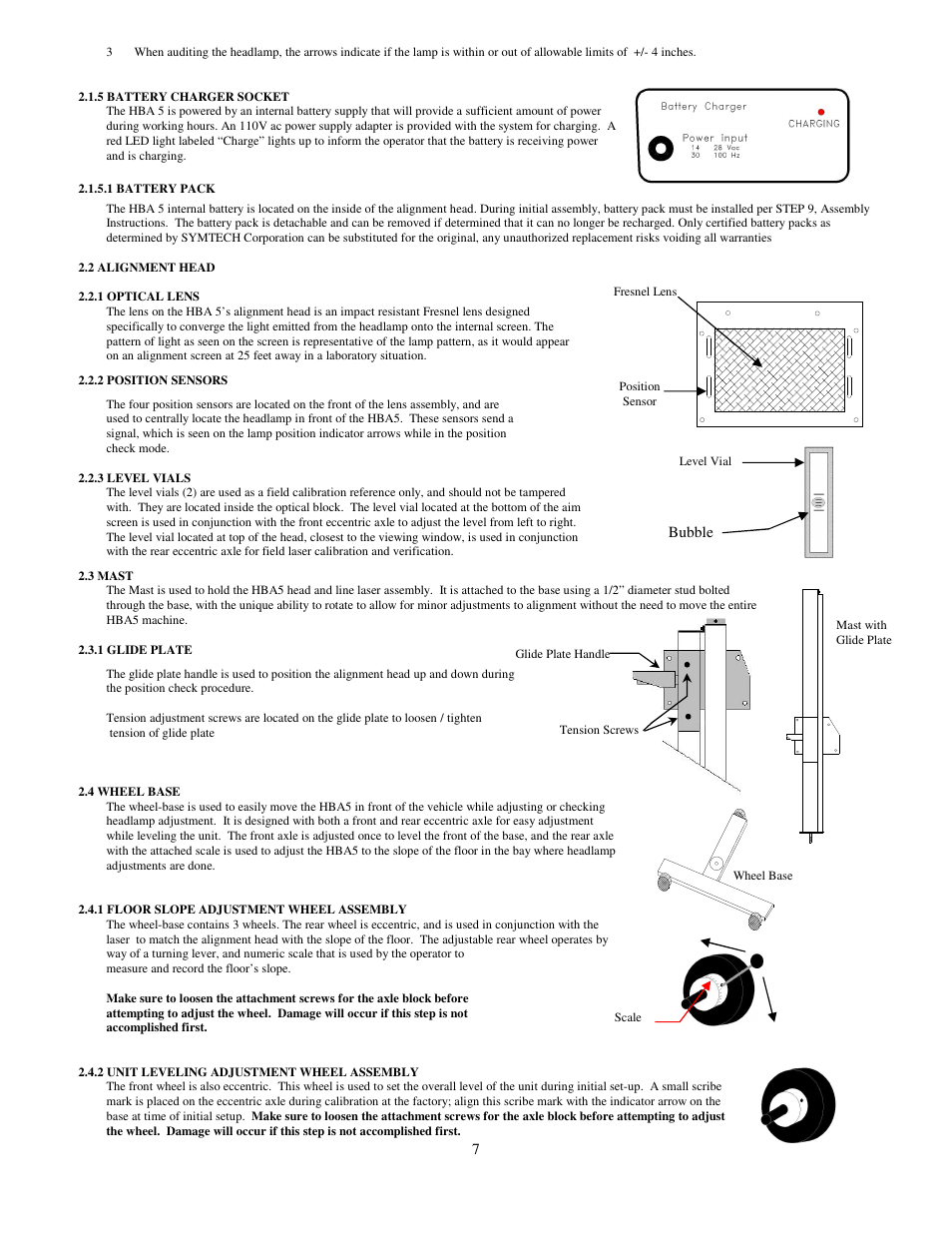 Symtech HBA 5 With Line Laser User Manual | Page 7 / 14
