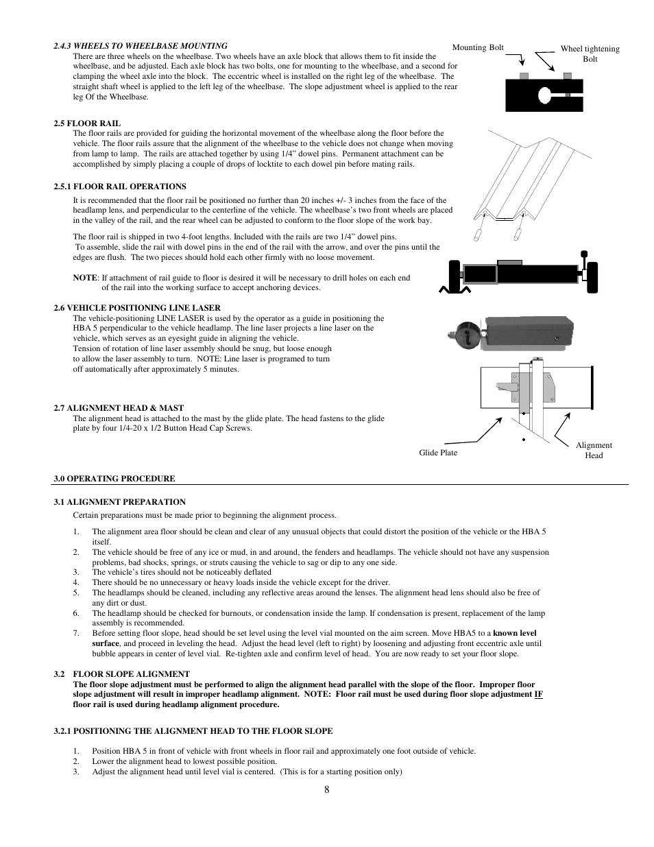 Symtech HBA 5 With Line Laser User Manual | Page 8 / 14