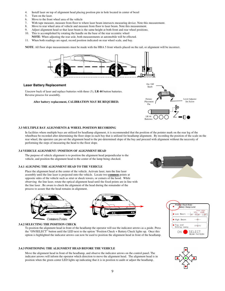 Symtech HBA 5 With Line Laser User Manual | Page 9 / 14