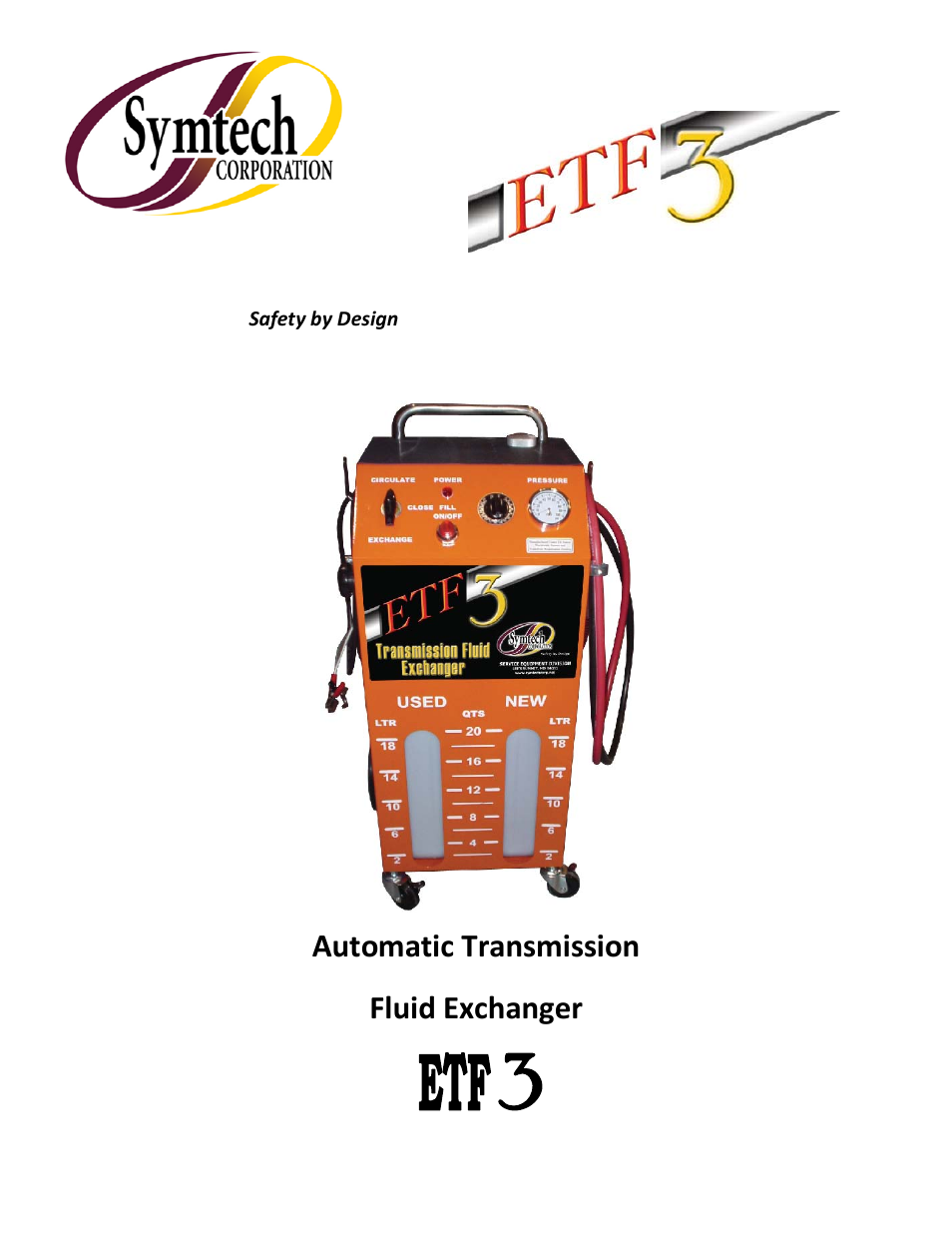 Symtech ETF 3 User Manual | 12 pages