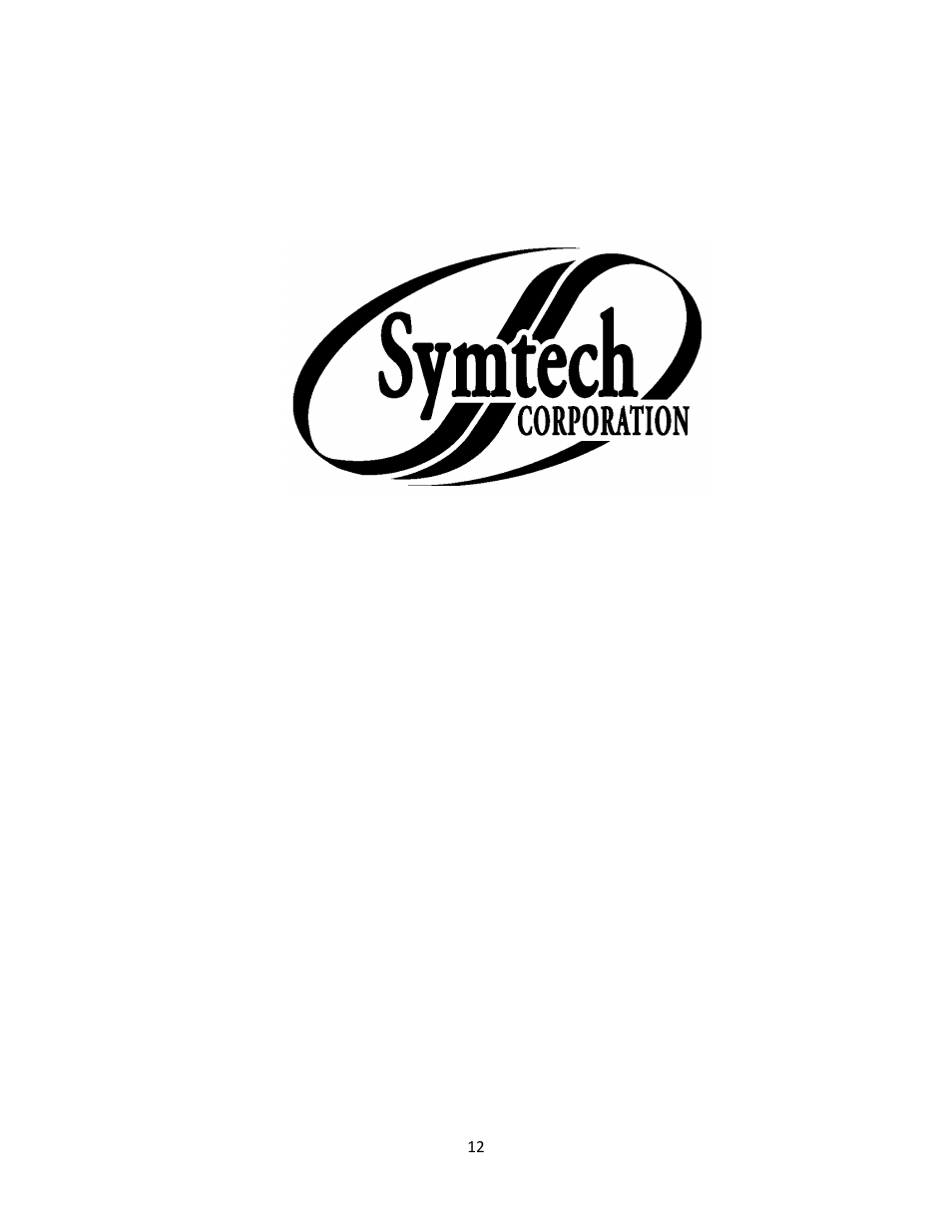 Symtech corporation | Symtech ETF 3 User Manual | Page 12 / 12