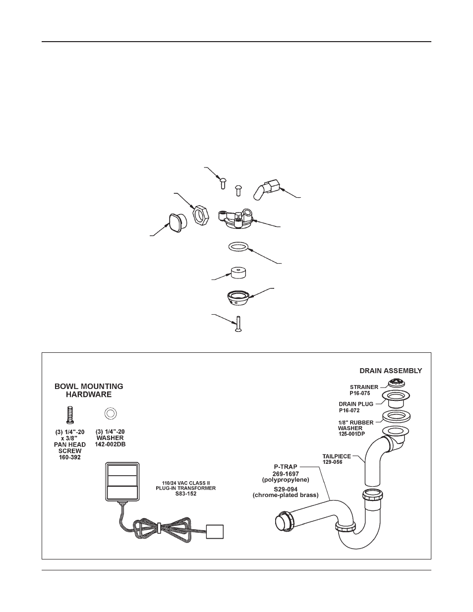 Assembly of components continued, Other replacement parts, Sensor assembly and solenoid valve | Bradley Smoker SS-2/IR/JUV User Manual | Page 16 / 19