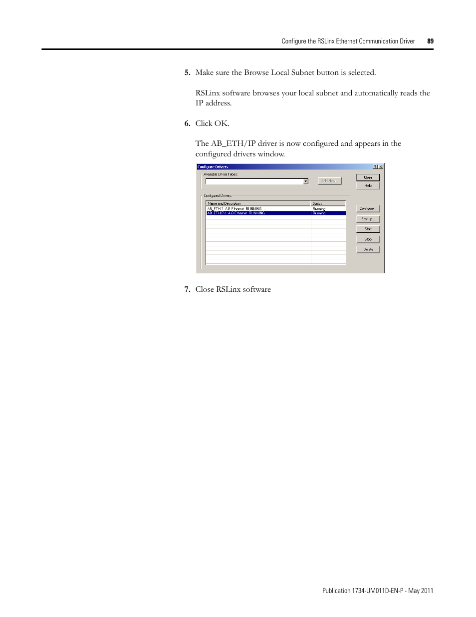 Rockwell Automation 1734-AENT POINT I/O EtherNet/IP Adapter Module User Manual | Page 103 / 158