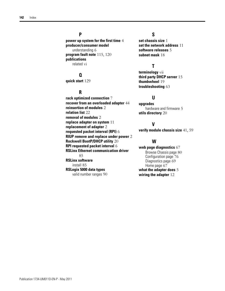 Rockwell Automation 1734-AENT POINT I/O EtherNet/IP Adapter Module User Manual | Page 156 / 158