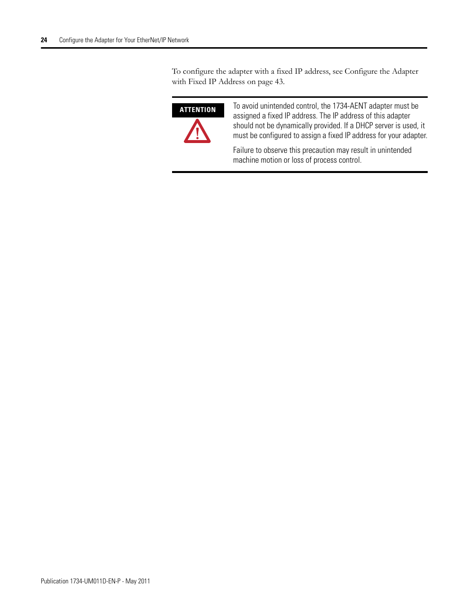 Rockwell Automation 1734-AENT POINT I/O EtherNet/IP Adapter Module User Manual | Page 40 / 158