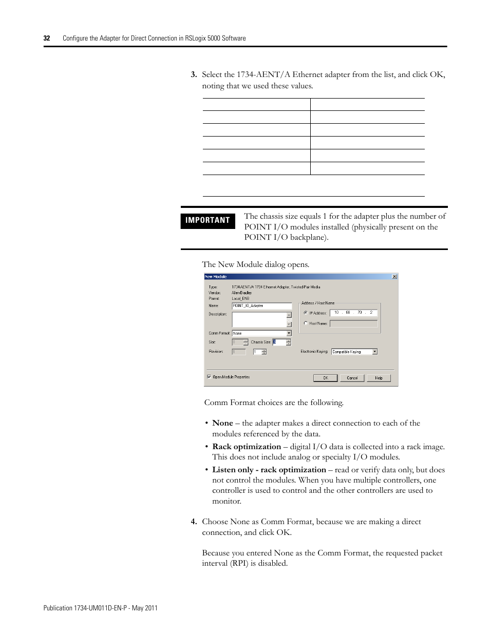 Rockwell Automation 1734-AENT POINT I/O EtherNet/IP Adapter Module User Manual | Page 48 / 158