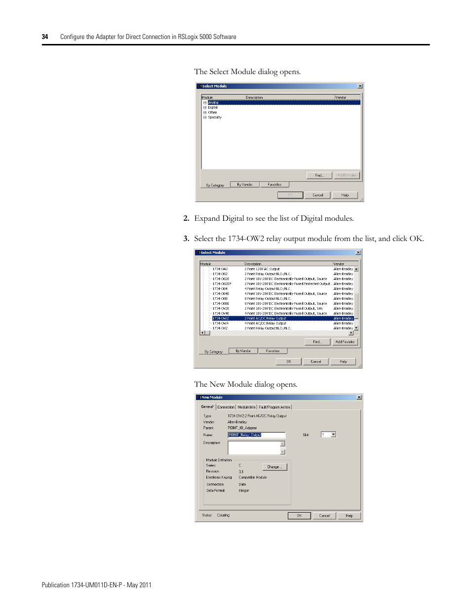 Rockwell Automation 1734-AENT POINT I/O EtherNet/IP Adapter Module User Manual | Page 50 / 158