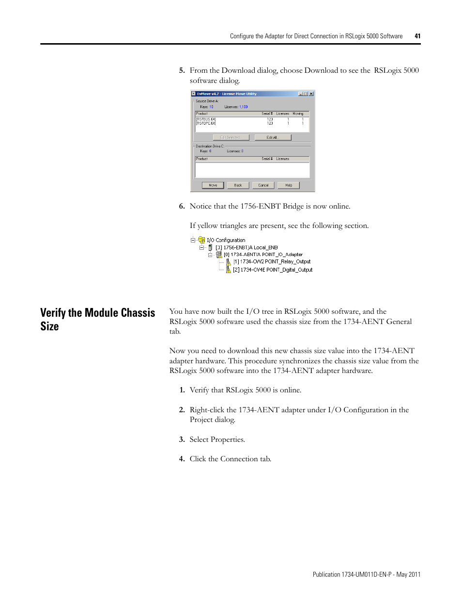 Verify the module chassis size | Rockwell Automation 1734-AENT POINT I/O EtherNet/IP Adapter Module User Manual | Page 57 / 158