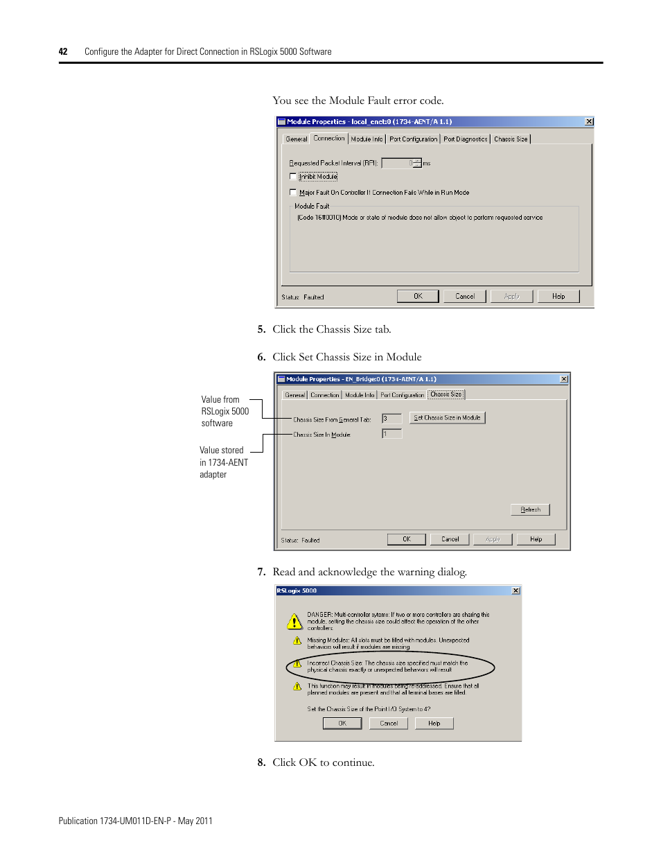 Rockwell Automation 1734-AENT POINT I/O EtherNet/IP Adapter Module User Manual | Page 58 / 158