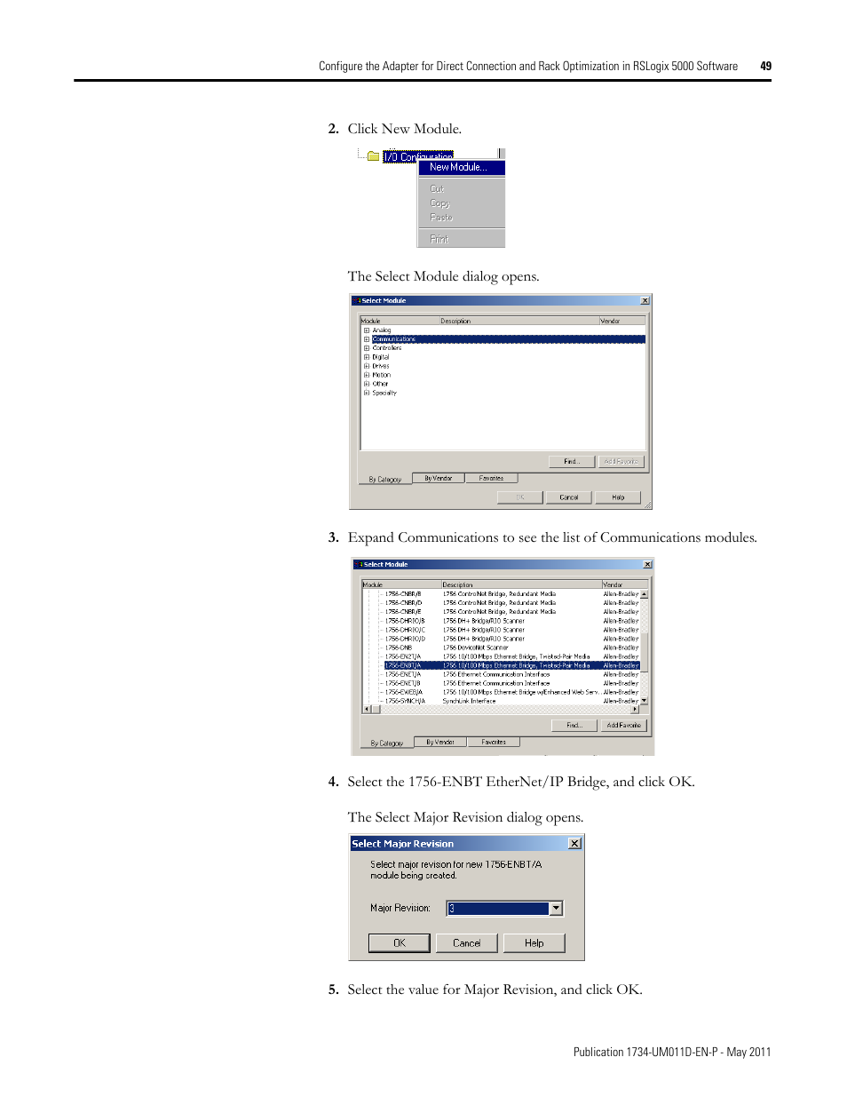 Rockwell Automation 1734-AENT POINT I/O EtherNet/IP Adapter Module User Manual | Page 65 / 158