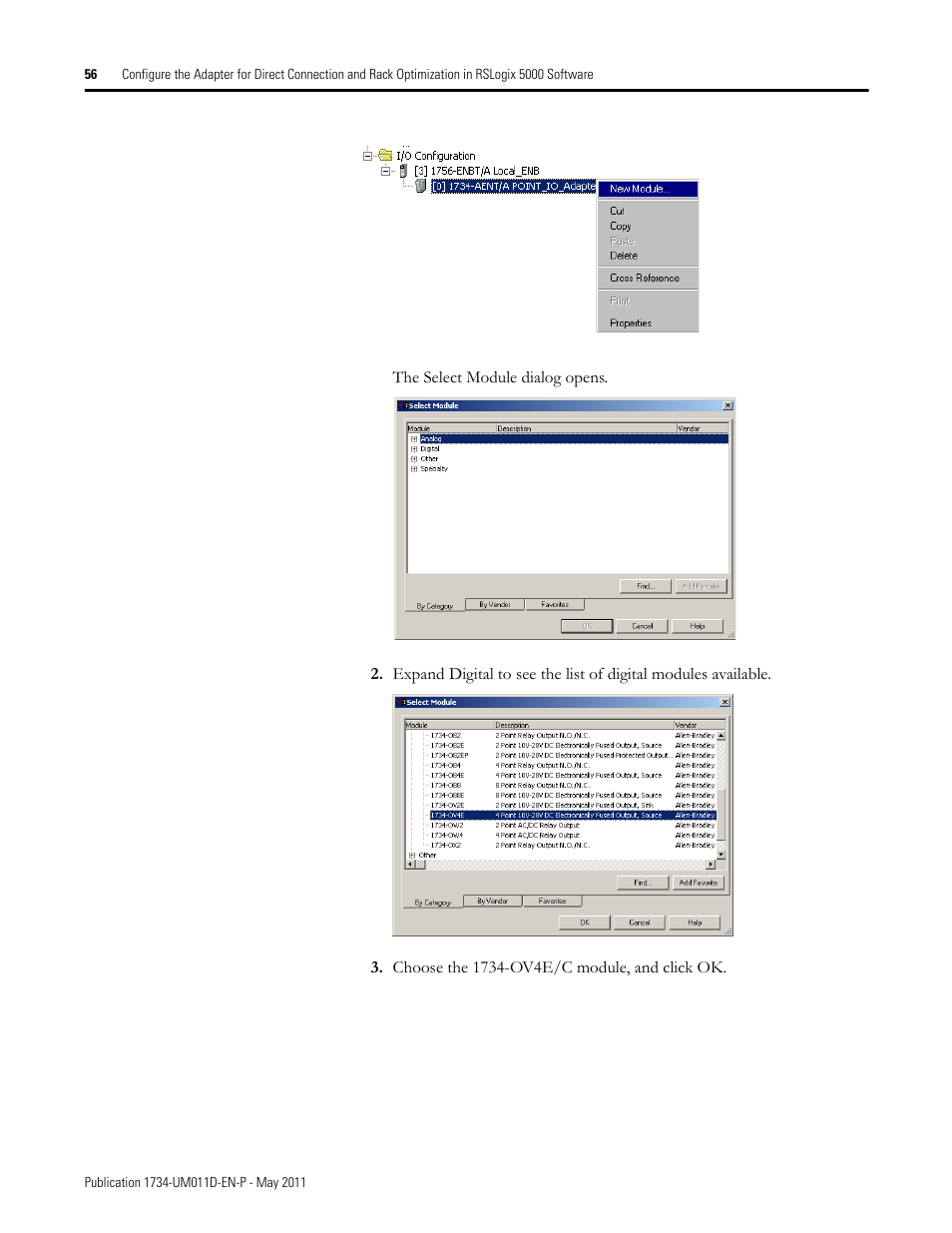 Rockwell Automation 1734-AENT POINT I/O EtherNet/IP Adapter Module User Manual | Page 72 / 158